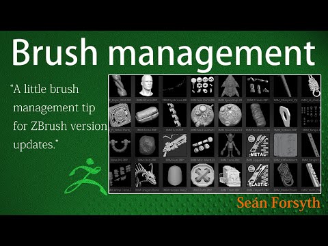 A quick tip on Brush management between ZBrush installations