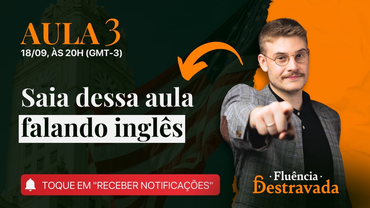 Saia dessa aula falando inglês
