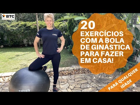 20 EXERCÍCIOS COM A BOLA DE GINÁSTICA PARA FAZER EM CASA - Mario Xuxa Best Trainers Club