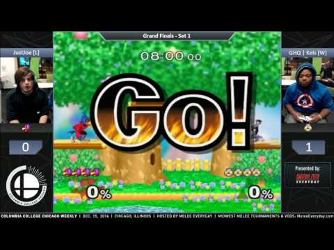 CCC Weekly [12/15/16] - GHQ | Kels (Sheik, Fox) vs. JustJoe (Falco) - SSBM - Grand Finals