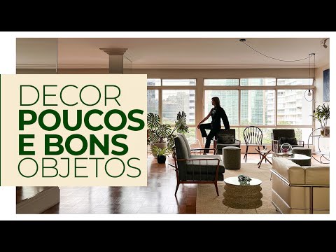 SUPER APÊ MODERNISTA COM MÓVEIS INCRÍVEIS DE DESIGN BRASILEIRO - DECOR COM POUCOS E BONS OBJETOS