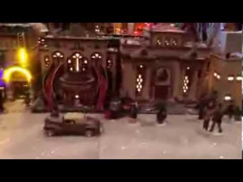 A 2013 Christmas Village display Visalia Marriott