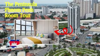 The Peninsula Phnom Penh, Cambodia: 2 Bed Condo Room Tour 🇰🇭