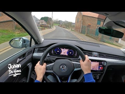2020 VW PASSAT VARIANT GTE 218 HP POV TEST DRIVE