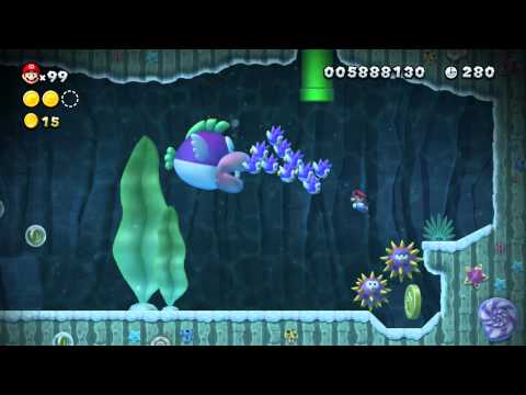 New Super Mario Bros. U ~ Superstar Road-3 (Star Coin Guide)