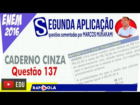 PROBABILITY | ENEM 2016 QUESTION 137