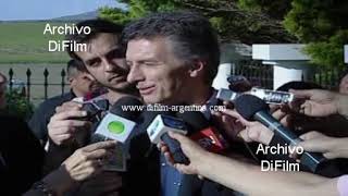 Mauricio Macri hablando del casamiento con Juliana Awada 2010