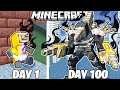 I Survived 100 Days as DRILL ASSASSIN in Minecraft!