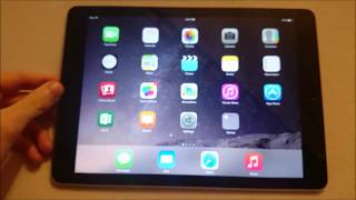 iPad Air 2 How to Rotate Screen and Lock Screen Orientation (iOS 9)
