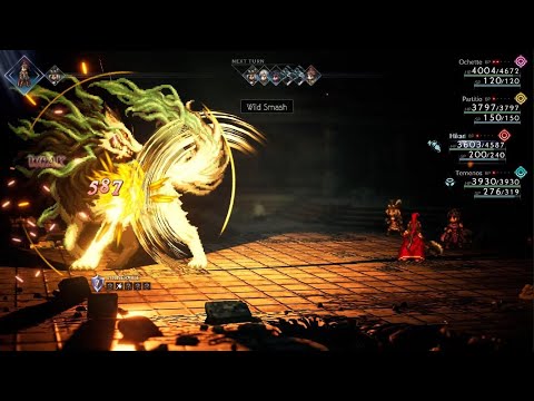 OCTOPATH TRAVELER II - 99,999 destruction of Dreadwolf