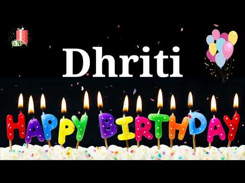 HAPPY BIRTHDAY DHRITI|| Happy Birthday Dhriti Whatsapp Status