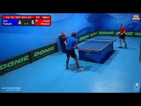 00:30 Ihor Trydukh 3-2 Vitalii Pinchuk West 5 WIN CUP 05.11.2022 | TABLE TENNIS WINCUP