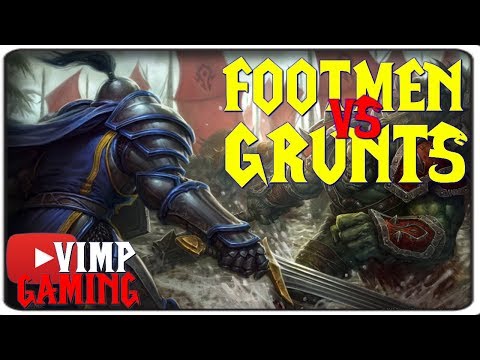 Warcraft 3 | Footmen vs Grunts | A Challenger has Appeared