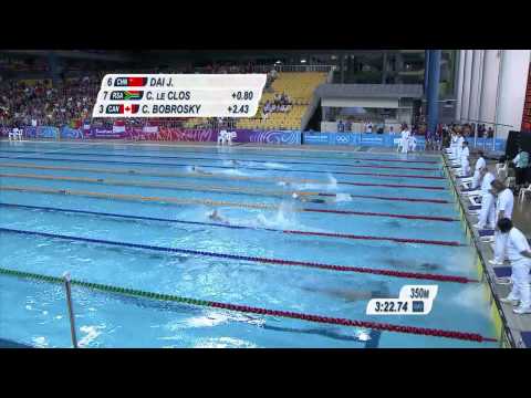 Men's 400m Freestyle Swimming Final - Singapore 2010 Youth Games
