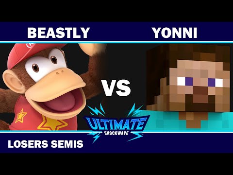 USW 194 - Losers Semis - Ultra UTA | Beastly (Diddy Kong) VS NVR | yonni (Steve, Mario) - SSBU