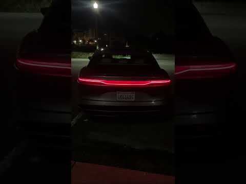 The Lucid Air has some low key beautiful night lights