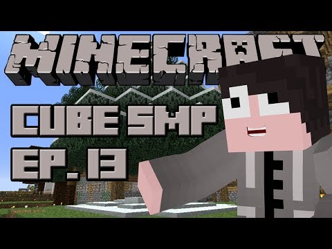 Minecraft: Cube SMP - Episode 13 - Christmas Tree + SUPER CHARGED CREEPER!!