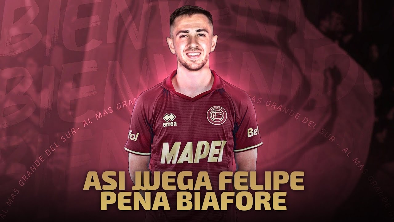 ASÍ JUEGA FELIPE PEÑA BIAFORE| EL NUEVO 5 DE LANÚS