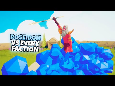 POSEIDON vs EVERY FACTION | TABS Totally Accurate Battle Simulator Gameplay
