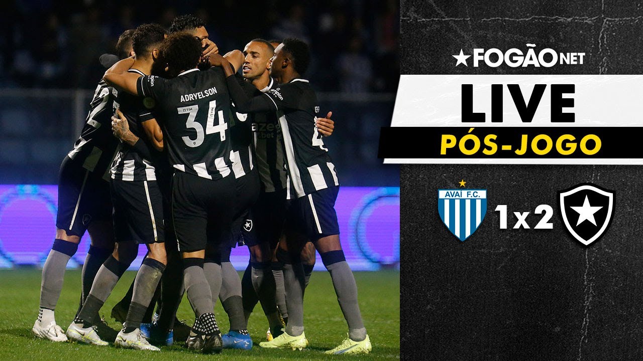 LIVE | Pós-jogo da vitória do Botafogo sobre o Avaí de virada na Ressacada por 2 a 1