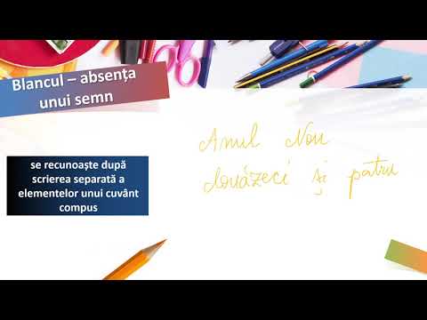 Elemente de ortografie  semnele ortografice