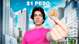 SOBREVIVÍ UN DÍA CON $1 PESO