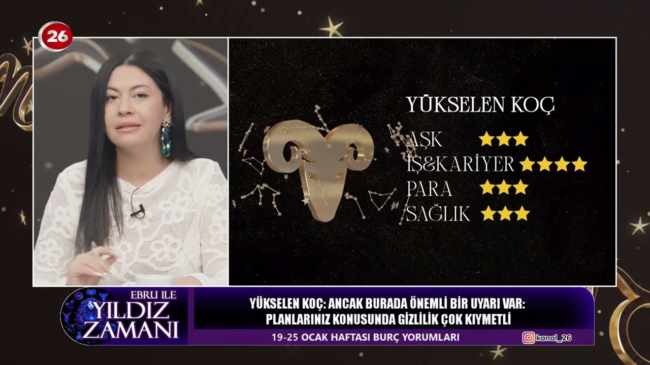 YÜKSELEN KOÇ | 19 OCAK - 25 OCAK