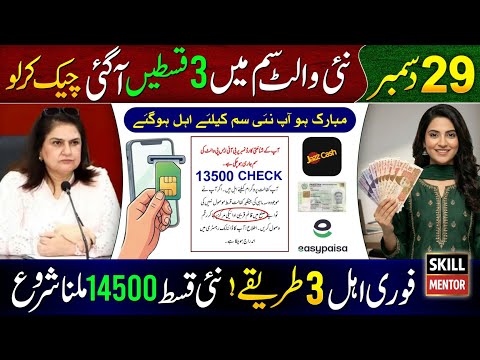 8171 New Update 2025 | 13500 Payment | Benazeer Incom Sport Program Online Check | BISP Wallet SIM