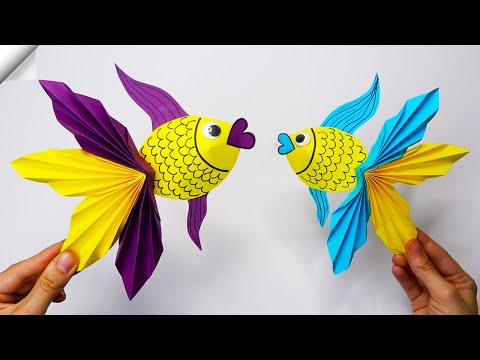 DIY paper crafts Paper Fish