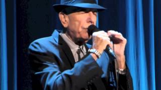 Leonard Cohen, The Future, Amsterdam, 20-09-2013