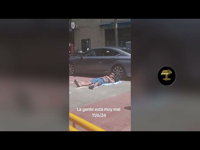 Barcelona: la gente está muy mal