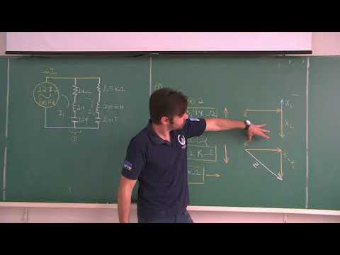 Exercício Circuito RLC: Cálculo de Impedância total do circuito.