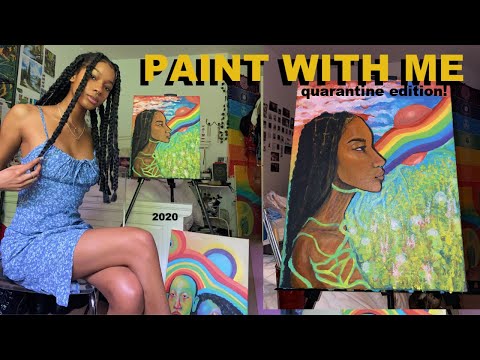 morning love | a day in my life (quarantine) 🏡🎨