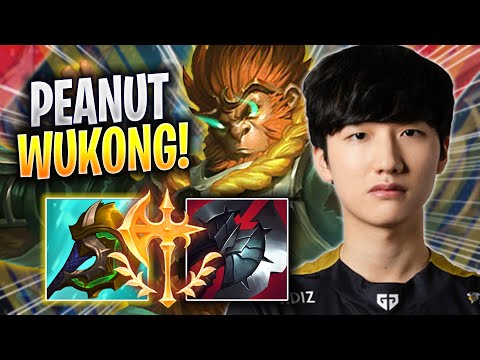 PEANUT IS A BEAST WITH WUKONG! - GEN Peanut Plays Wukong JUNGLE vs Lee Sin! | Season 2023