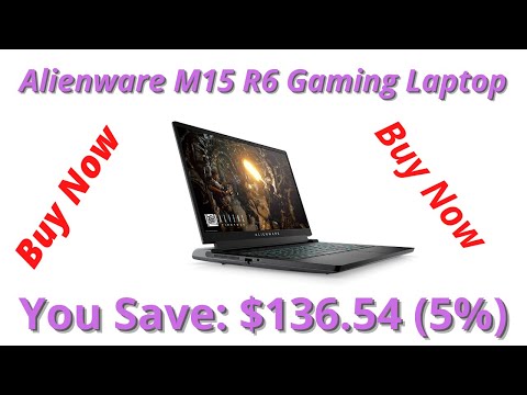 Alienware M15 R6 Gaming Laptop, 15.6 inch QHD 240Hz Display, Intel Core i7-11800H, 32GB DDR4 RAM
