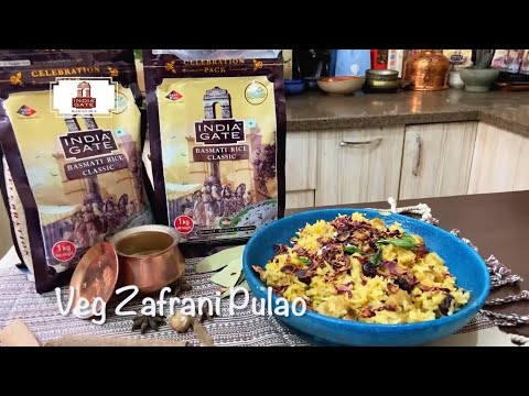 India Gate Basmati Rice | Veg Zafrani Pulao