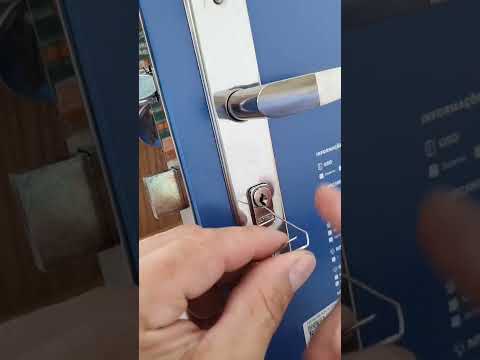 How to open a door or lock with paper clips. Soprano, Stam, Arouca, Pado, and others