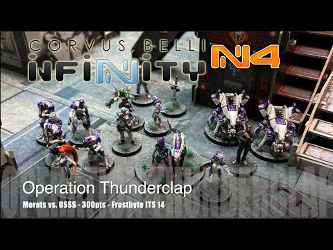 Infinity N4 Battle Report - ITS 14 Morats  vs. OSSS