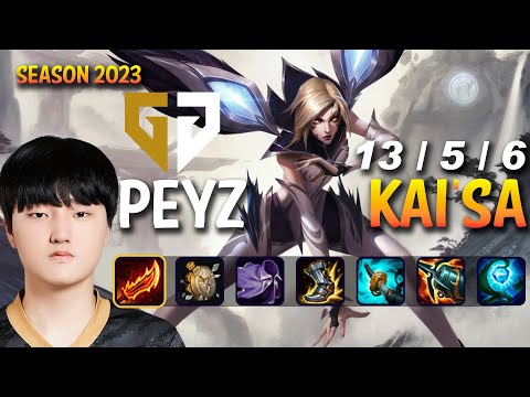 GEN Peyz KAI'SA vs SAMIRA ADC - Patch 13.18 KR Ranked