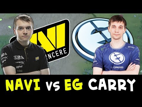 NaVi vs EG carry battle — Arteezy vs Crystallize