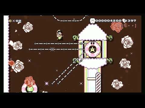 Super Mario Maker 2 - 5YMM - Level 4 - Cosmic Compass