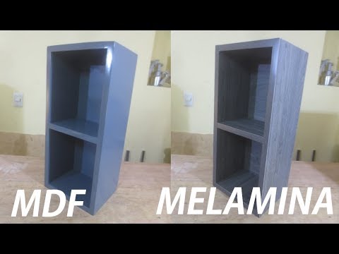 DIFERENCIA MDF Y MELAMINA (Con ejemplos) - LOVON Bricolaje