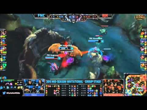 FNC YellOwStaR Thresh VS BJK Dumbledoge Bard ÖZET   MSI Grup Aşaması