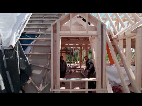 Timberbau - Neuer Dachstuhl für altes Bauernhaus