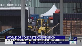 World of Concrete Convention starts Tuesday