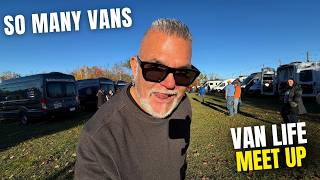 The REGRET When You Say FREE BEER And 60 People Line Up! VAN MEET UP