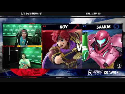 Elite Smash Friday #47 - Mellow (Mario, Roy) Vs. Pink Menace (Samus) - Winners Round 4