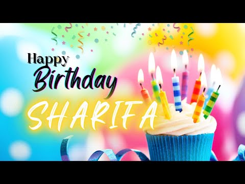 Happy Birthday Sharifa🥳🎈| Happy Birthday To You Sharifa🎁🎂 | Birthday Song |Whatsapp status |Dj music