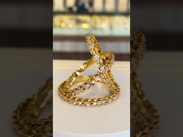 فيديو تكديس غوايش ملك سنبلة ذهب بتصميم ألماس عيار 21 موديل فاخر
