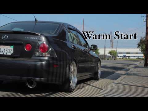 Lexus Is300 Stock Vs Greddy Revolution Rs CatBack Exhaust